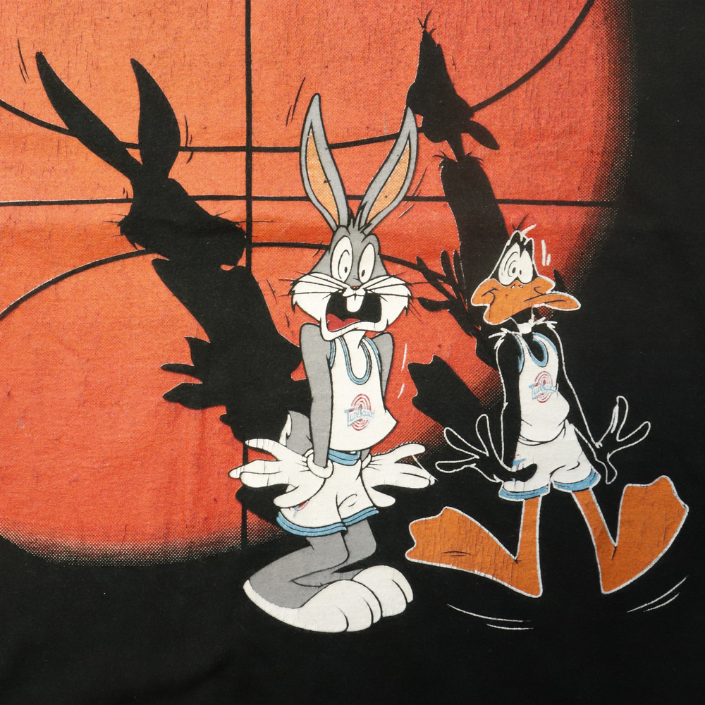 Vintage 90s Space Jam Looney Tunes Graphic T-Shirt Size XL - Picture 2 of 5